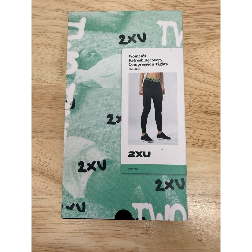 2XU Refresh Recovery Compression Women's Tights Color Black/Nero Size Medium #66